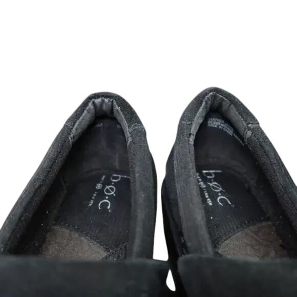 Born Concept Shoes Women 11 Clogs Slip On Leather Classic Black Comfort Walk Boc - Picture 8 of 14